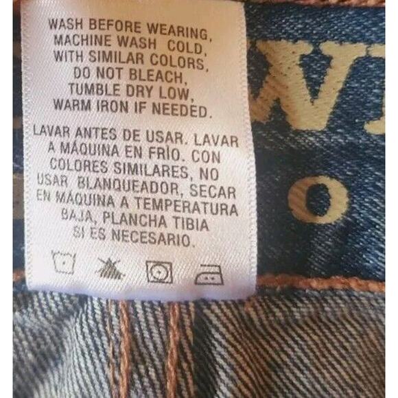 Northwest Territory Blue Denim Cargo Shorts Carpenter Jorts Size 38 Y2K Utility - Picture 9 of 11